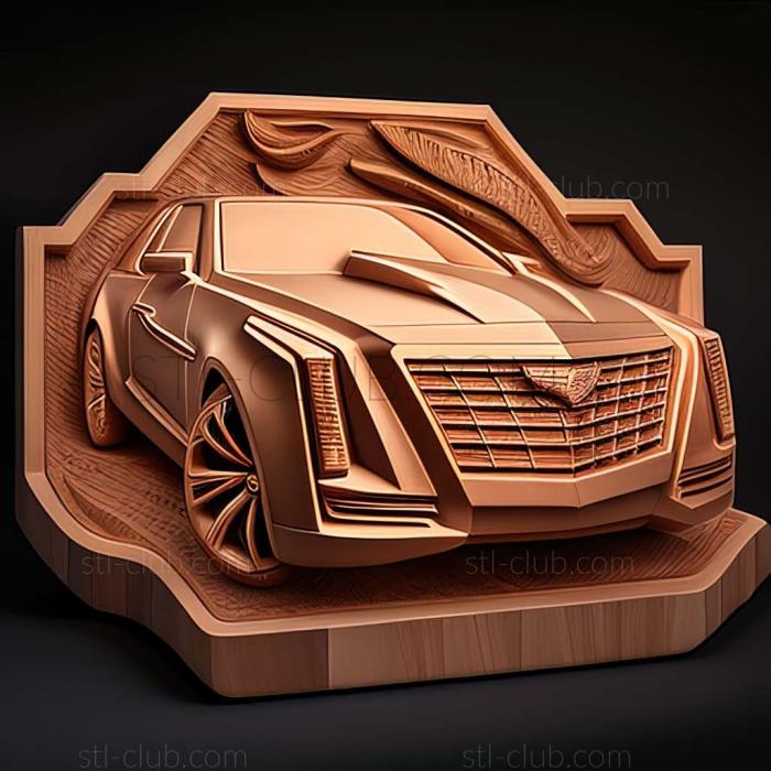 3D модель Cadillac CTS (STL)